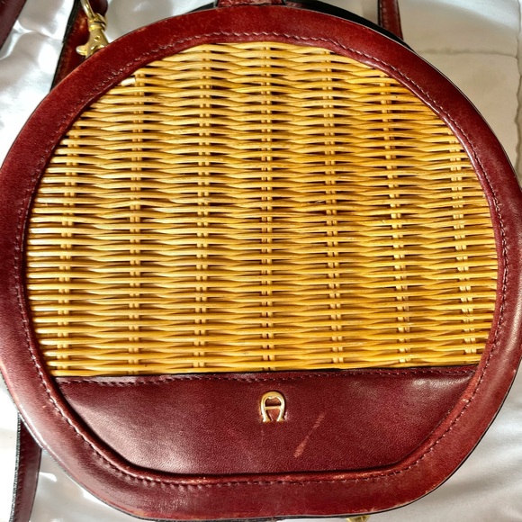 Eitenne Aigner Genuine Leather Bamboo Crossbody Bag - Picture 3 of 11